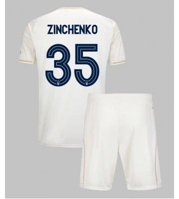 Nottingham Forest Oleksandr Zinchenko #35 Udebanetrøje Børn 2025-26 Kortærmet (+ Korte bukser)
